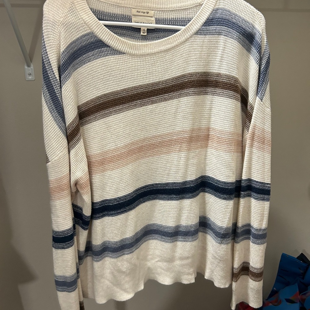 Striped Knit Sweater